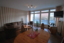 Essbereich im Wohnzimmer